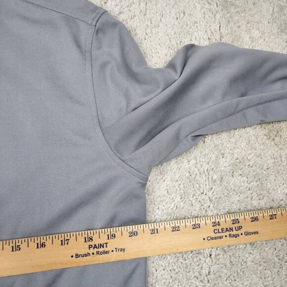 Ministry Of Supply Shirt Mens Size Large Slim Fit Work Office Chino Grey Date L - Picture 6 of 7